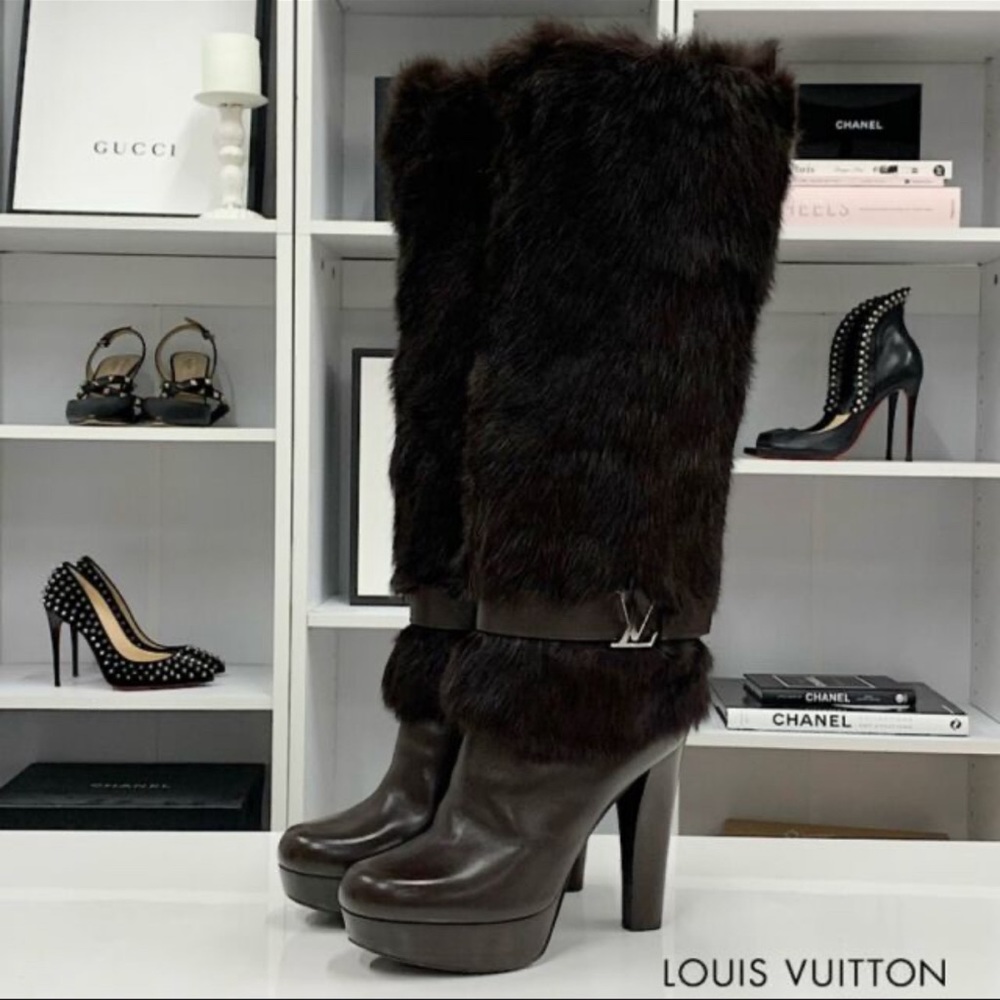 Louis Vuitton heeled boots